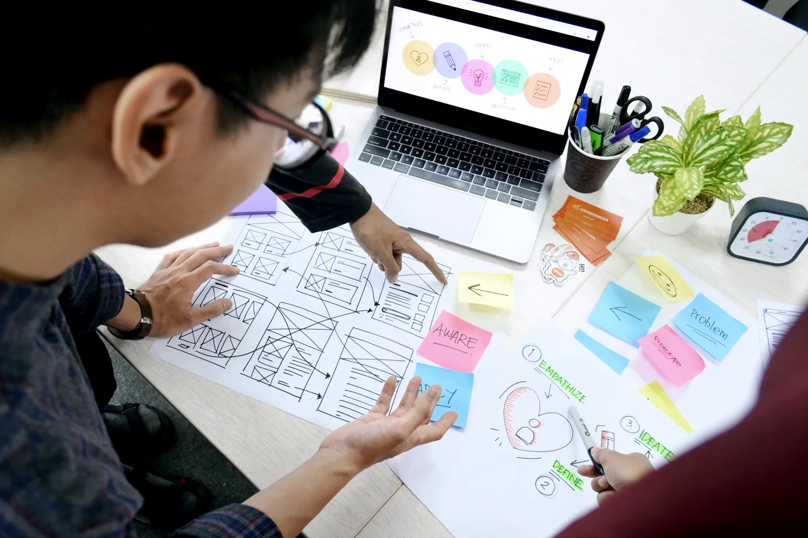 Professionelle Website-Planung mit Wireframes und Strategie