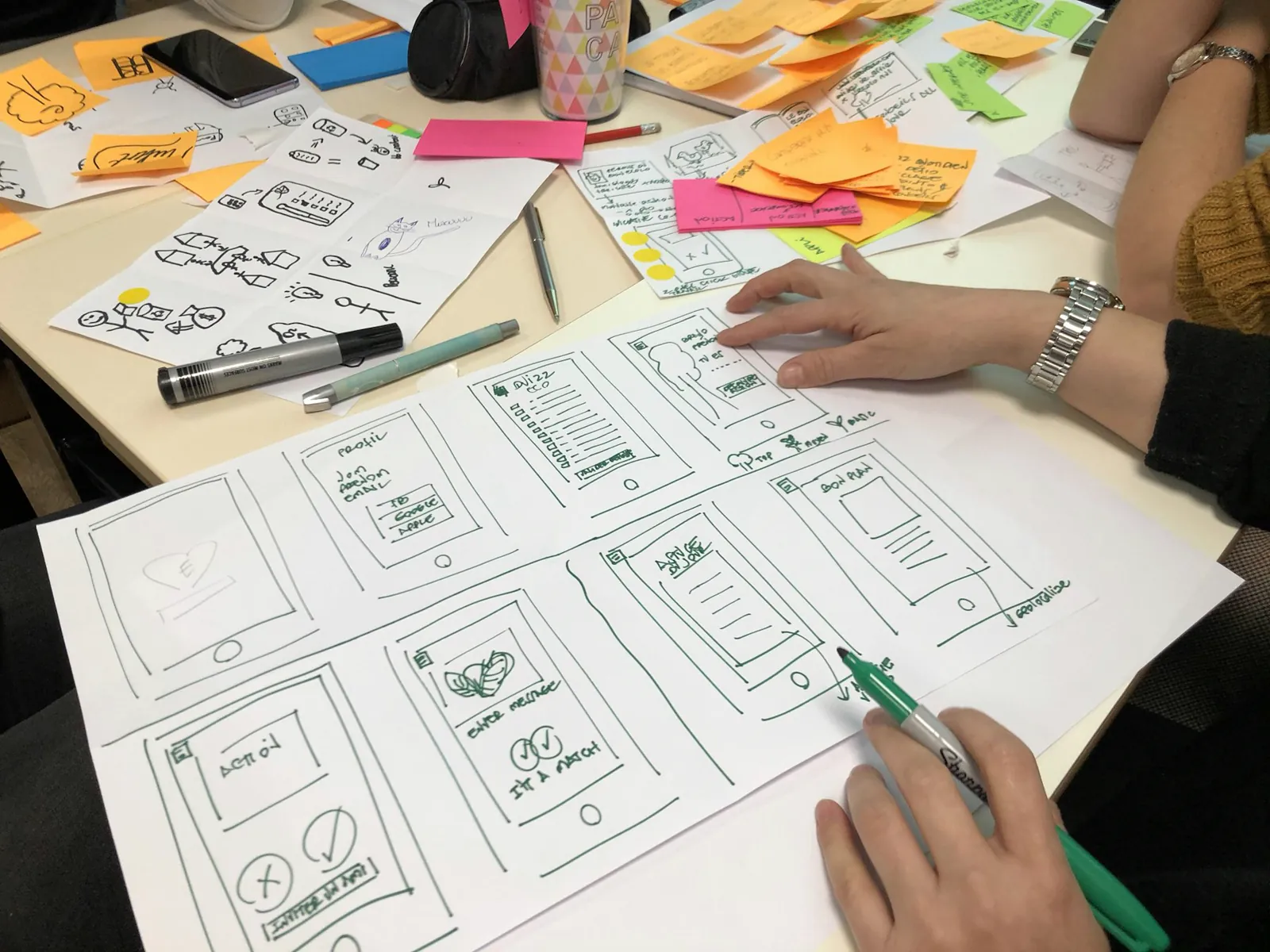 Wireframes und Skizzen als Grundlage für verständliche Website-Inhalte